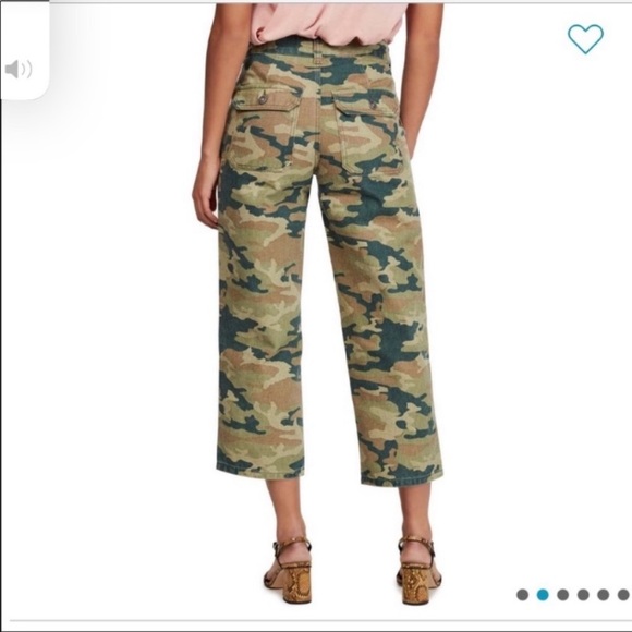 Free People REMY COMOUFLAGE PANT Sz 25 - Picture 2 of 12